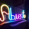 ✨ Cartel Neón “ABIERTO” con Efectos de Luz – Para Negocios que Quieren Ser Vistos